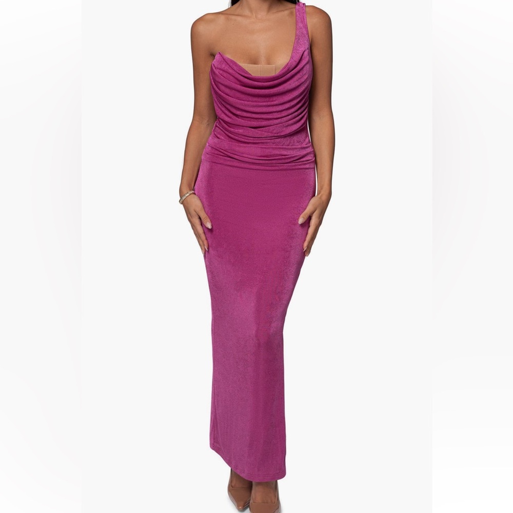 JLUXLABEL Krishna One Shoulder Dress